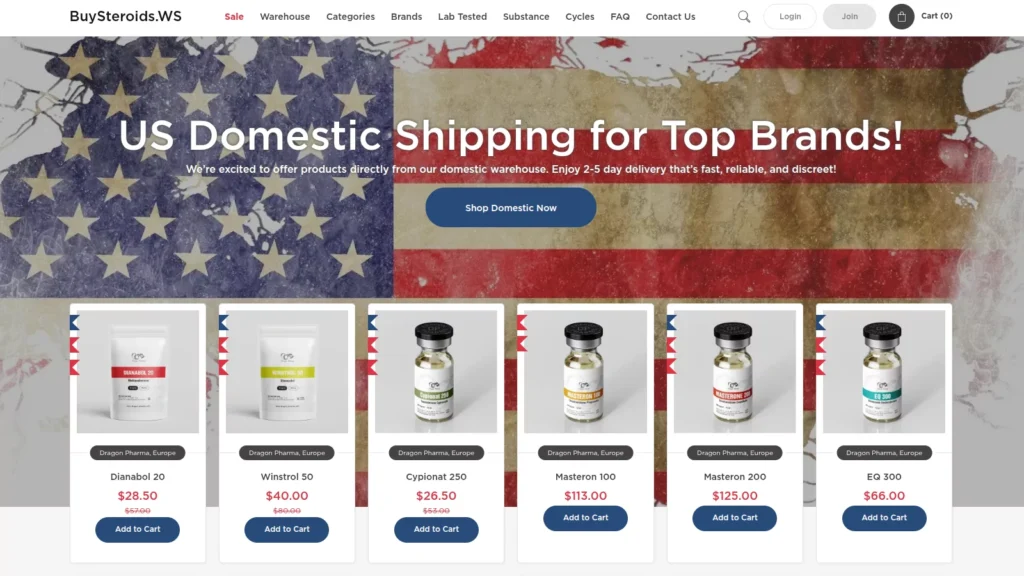 BuySteroids.ws Review: Domestic Speed & Top-Rated Customer Service BuySteroids.WS Source